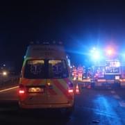 Nehoda na D5, několik zraněných lidí na místě