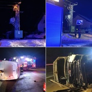 Nehoda na D5 i požár trafostanice