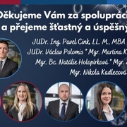 Přání klidných Vánoc a úspěšného nového roku od vaší advokátní kanceláře