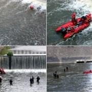 Tragédie v centru Plzně - muž se utopil před zraky několika lidí