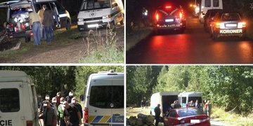Ubodal rodiče, těla zapálil a opakovaně rozjezdil autem