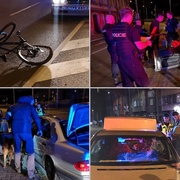 Na pervitinu ujížděl policii a srazil cyklistu
