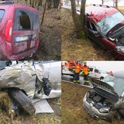 Řidič nadýchal přes čtyři promile, řidička skoro dvě