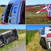 Řidičku překvapila práce na silnici a strhla řízení do protisměru