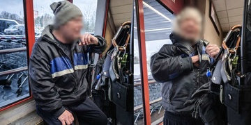 Nejprve vyhrožoval strážnému napadením lahví a poté se pomočil do kalhot