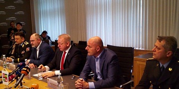 Ministr Chovanec a policejní prezident Tuhý v Plzni