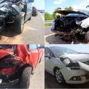 Trojnásobná nehoda na D5