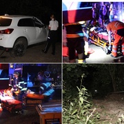 Táta se synem zachránili život řidiči, který se zřítil do strže