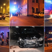 Nechutný závěr noční nehody v Tylově ulici