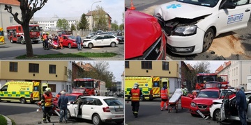 Nehoda v Plzni na Borech