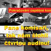 Pane komisaři, tak nám šlohli čtvrtou audinu!