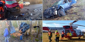 Dvě vážné ranní nehody si vyžádaly tři těžce zraněné