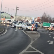 Střet dvou vozů na Jateční