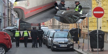 Autobusák zabloudil a vydal se jednosměrkou v protisměru