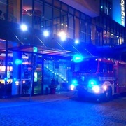 Hasiči zasahují v hotelu Angelo