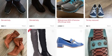 Chtěla prodat boty za pětistovku a přišla o víc než dvacet tisíc