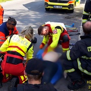 Vážná havárie motorkáře