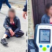 Žena strážníkům nadýchala neuvěřitelných téměř pět promile