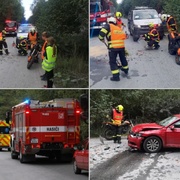 Během patnácti minut došlo k pěti dopravním nehodám se zraněním