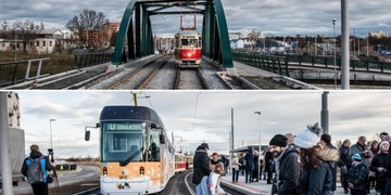 První tramvaje dojely na Borská pole