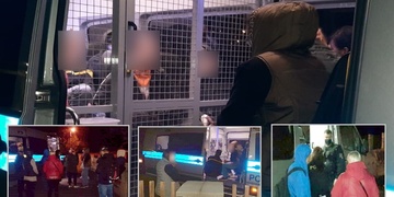 Razie cizinecké policie - cizinci prchali okny