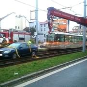 Ranní zpoždění tramvají dnes ráno zavinil řidič, který omylem vjel do kolejiště