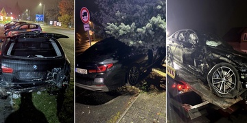 Řidič nejprve naboural zaparkované auto, z místa ujel a pak ještě najel do plotu