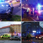 Vážná nehoda v centru Plzně