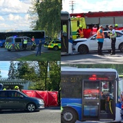 Hromadná dopravní nehoda, jeden mrtvý