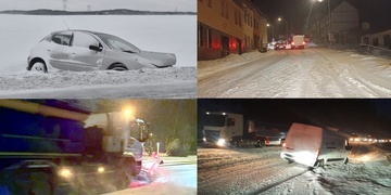 Sníh ochromil západ Čech