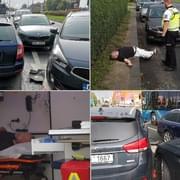 Hromadná dopravní nehoda v centru Plzně