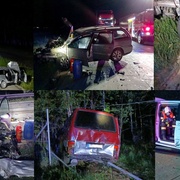 Hromadná nehoda na dálnici D5