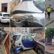 "Vřítil se sem jako dělová koule!" popsal nehodu svědek