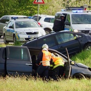 Velká dopravní nehoda tří vozidel mezi Líněmi a Sulkovem – , 