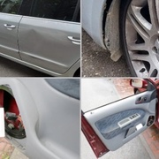 Jedno auto nabourané, druhé vykradené