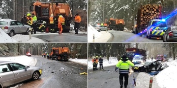 Muž převlečený za ženu zemřel při střetu se sypačem