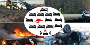 Mrtvý řidič a skoro dvacítka zraněných - tragická namrzlá sobota