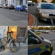 Střet auta s cyklistou