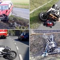 Dva zranění a jeden mrtvý motorkář