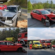 Čelní střet - na místě tři zraněné ženy
