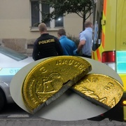 Bitka v centru Plzně o falešné zlato