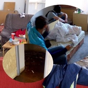 Výkaly, špína, nepořádek i nezajištěné schodiště