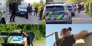 Zatčení ozbrojených násilníků u Boleváku