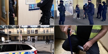 Seniora mlátil jeho vlastní hůlkou