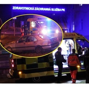 Opilec havaroval záchranářům ve vjezdu a ještě se s nimi chtěl prát