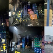 Rozsáhlý požár výrobní haly - byl vyhlášen 2. stupeň požárního poplachu