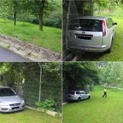 Auto projelo plotem ZOO