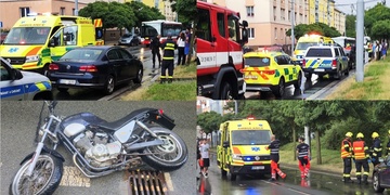 Vážná dopravní nehoda v Plzni Doubravce