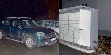 První ukradl auto, druhý zatoužil po zásilkách v boxu