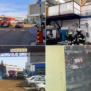 Při výbuchu rozvodny v Plzni byl zraněn člověk